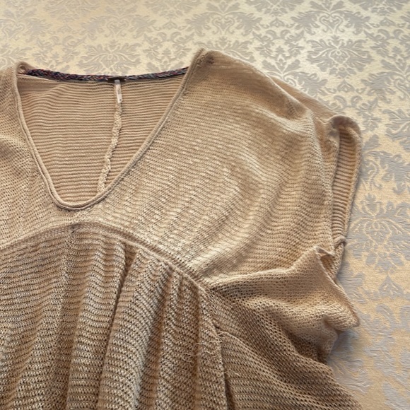 Free People “Storm Clouds” knit weave pullover top - Picture 9 of 13